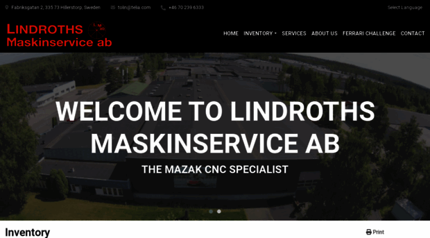 lindrothsmaskin.se