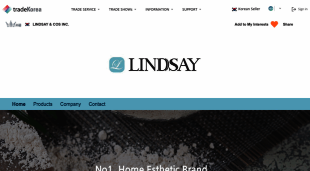 lindsay.tradekorea.com