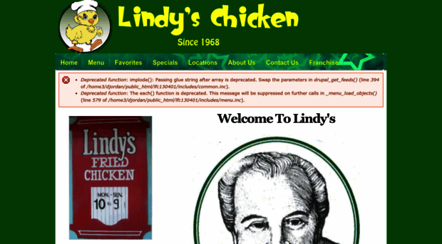 lindys-chicken.com