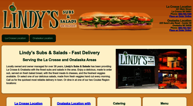 lindyssubsandsalads.com