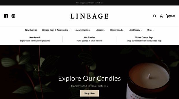 lineagegoods.com