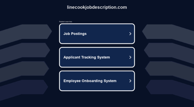 linecookjobdescription.com