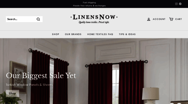 linensnow.com