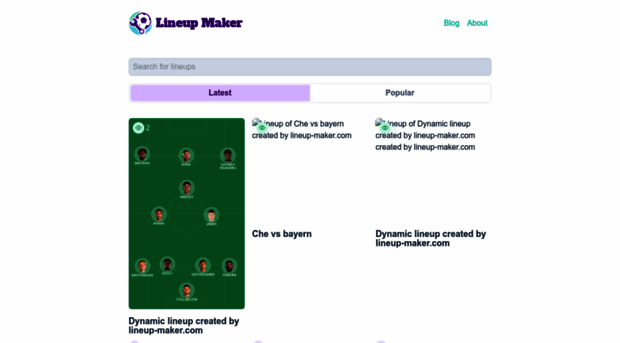 lineup-maker.com