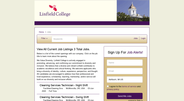 linfieldcollegejobs.applicantpool.com