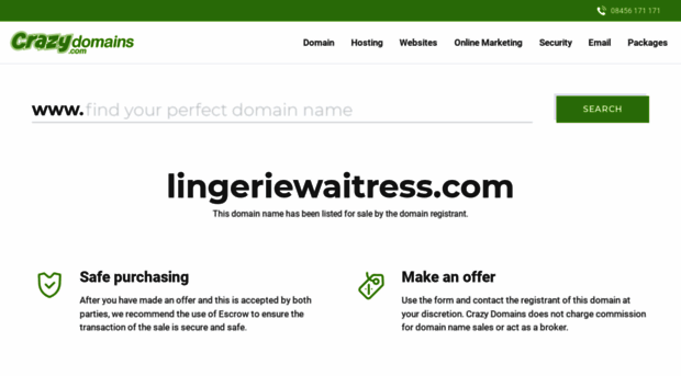 lingeriewaitress.com