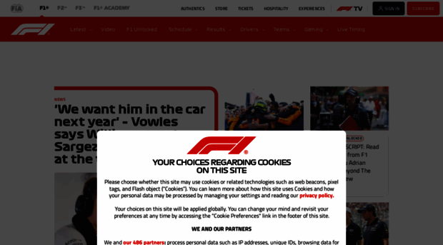 link.formula1.com