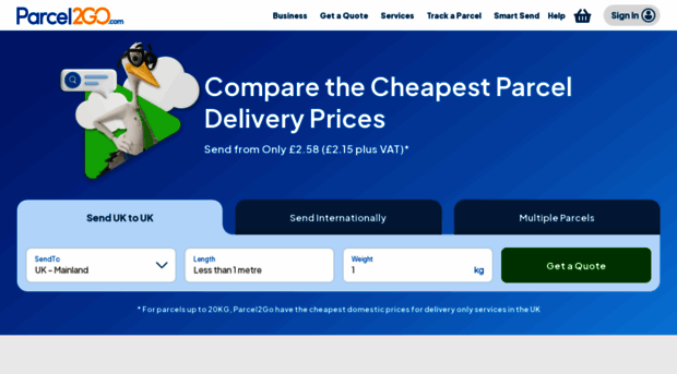 link.parcel2go.com