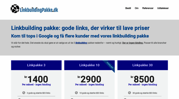 linkbuildingpakke.dk