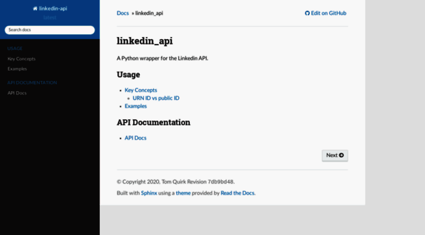 linkedin-api.readthedocs.io