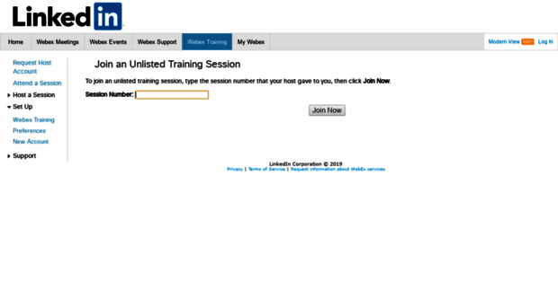 linkedintraining.webex.com