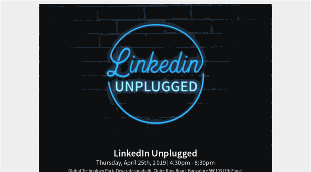 linkedinunpluggedbangalore.splashthat.com