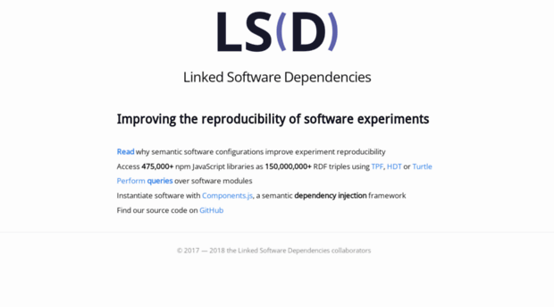 linkedsoftwaredependencies.org