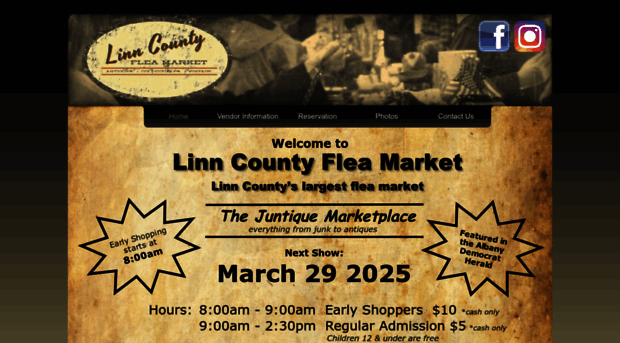 linncountyfleamarket.com