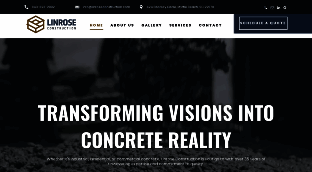 linroseconstruction.com