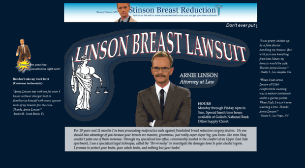 linsonbreastlawsuit.com