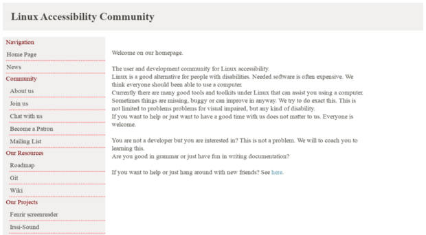 linux-a11y.org