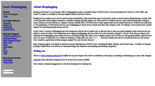 linux-hotplug.sourceforge.net