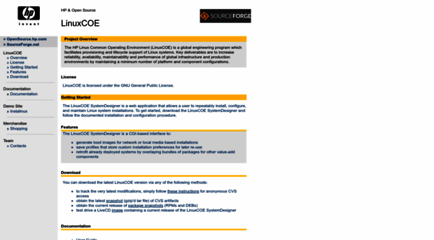linuxcoe.sourceforge.net