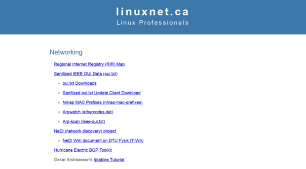 linuxnet.ca