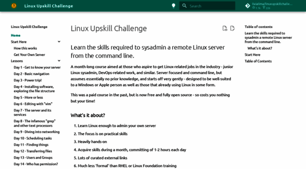 linuxupskillchallenge.org