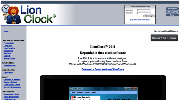 lionclocksoftware.com