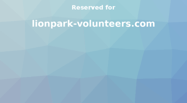 lionpark-volunteers.com