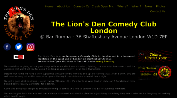 lionsdencomedy.co.uk