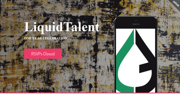 liquidtalentturnsone.splashthat.com