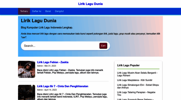 lirik-lagu-dunia.blogspot.co.id