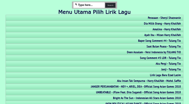 liriklagumelayubaru.blogspot.com