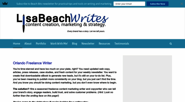 lisabeachwrites.com