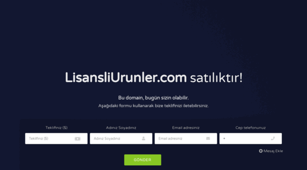 lisansliurunler.com