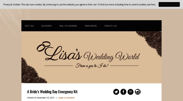 lisasweddingworld.com