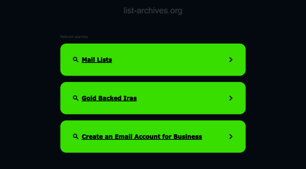 list-archives.org