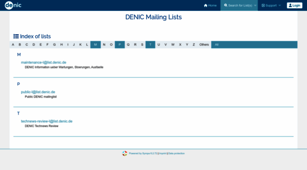 list.denic.de