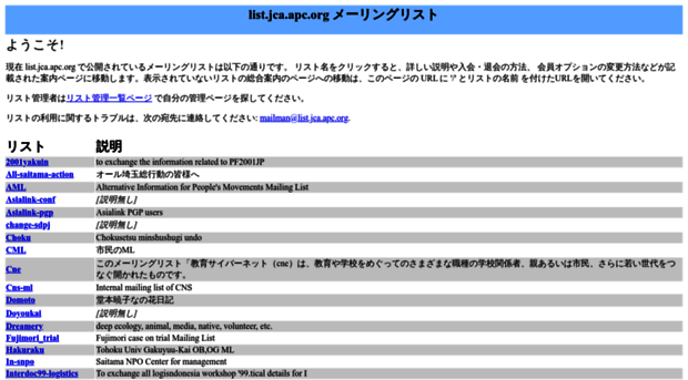 list.jca.apc.org