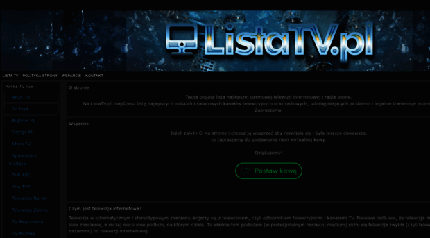 Listatv pl Lista TV Darmowa Telewizja Lista TV