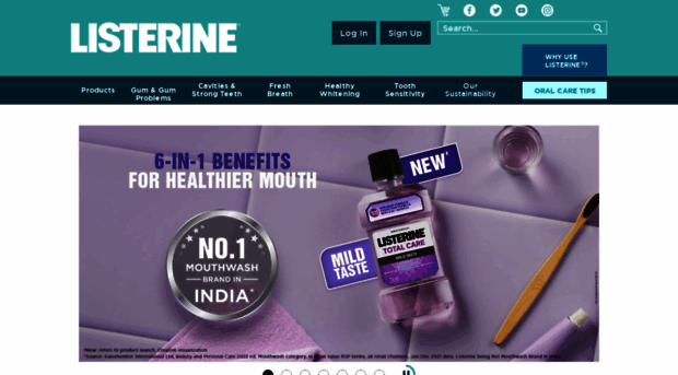 listerine.in