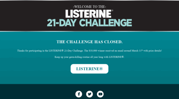 listerine21daychallenge.com