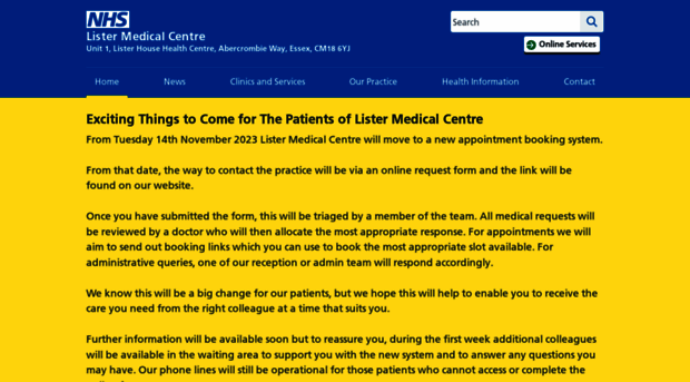 listermedicalcentre.com