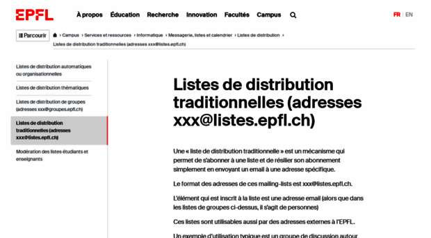 listes.epfl.ch