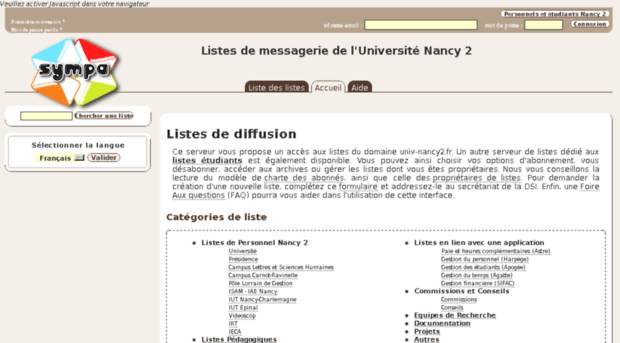 listes.univ-nancy2.fr