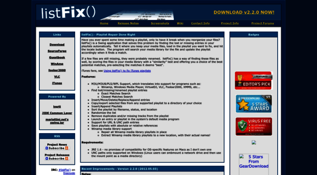 listfix.sourceforge.net