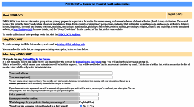 listinfo.indology.info