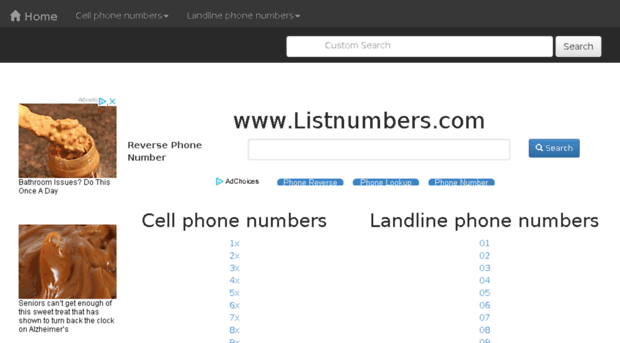 listnumbers.com