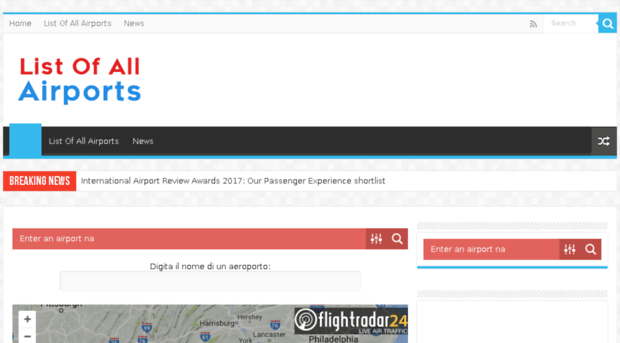 listofallairports.com