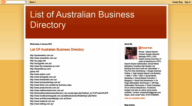 listofaustralianbusinessdirectory.blogspot.com