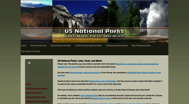 listofusnationalparks.com