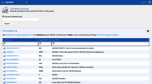 lists.aegee.org